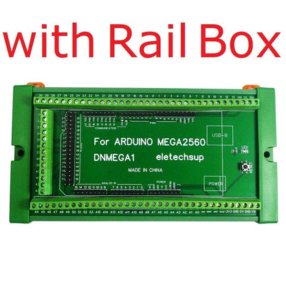 DNMEGA1 DIN Rail Mount Screw Terminal Block Adapter Module for Arduno MEGA2560 R3