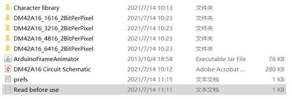 DM42A16 with ARDUINO sketch 16x16 Matrix Dot Red mini LED Display for MEGA DUE