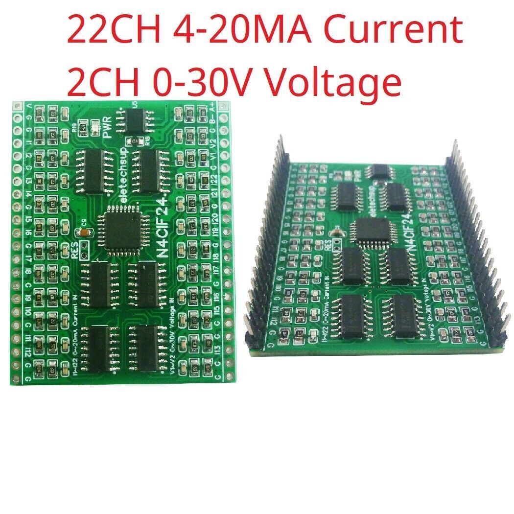 N4CID08 N4CIE16 N4CIF24 DC5V8-24AI Current Voltage Analog Collector RS485 Industrial Measurement Sensing