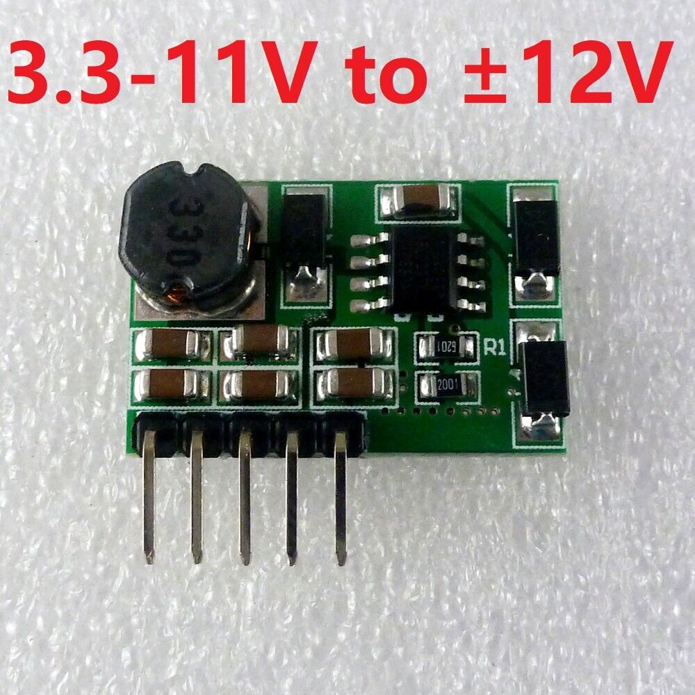DD1718PA +-5V 6V 9V 12V 15V 24V Positive & Negative Dual DC DC Step-up Boost Converter