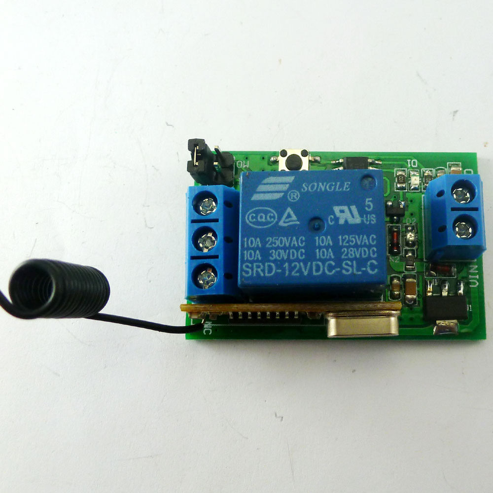 CE033A DC 12V 433MHz Relay Wireless RF Switch On/off Switch + Delay Time Timer