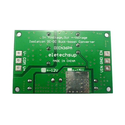 DIEN36PA  Dual Isolated Power DC DC Boost-Buck Converter 5-32V to +-12V 15V