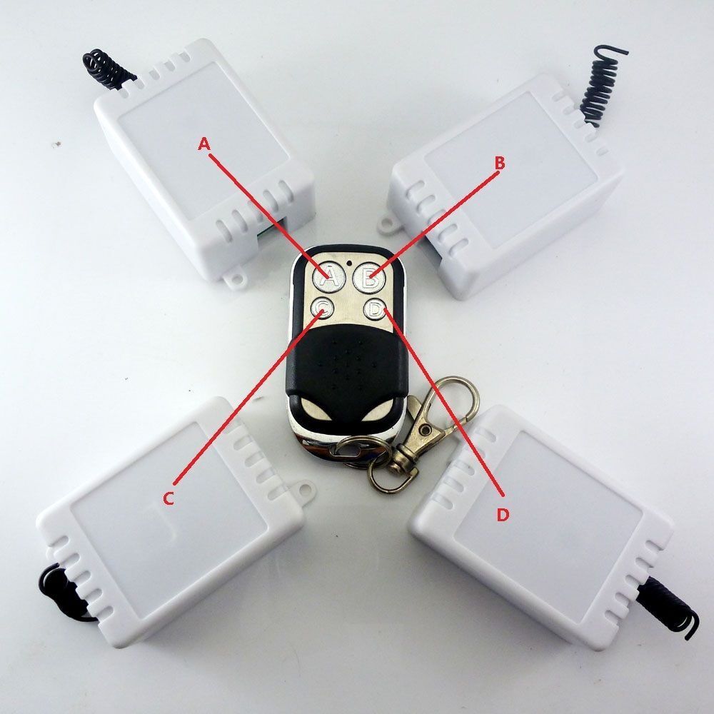 CE033B Smart Home Kit 433M Wireless remote control Intelligent Remote Delay Relay  lamp