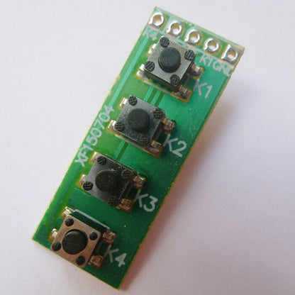 Universal Surface Mounted 2.54mm Pitch Control Key PCB Keypad Momentary Keypad