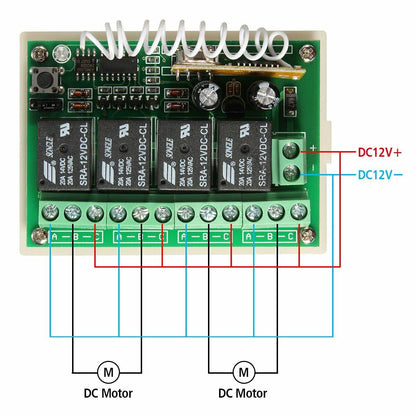 AK020 TB195 4 CH PT2262 Transmitter Control Relay Receiver Kits  for Arduno MCU Relay Switch