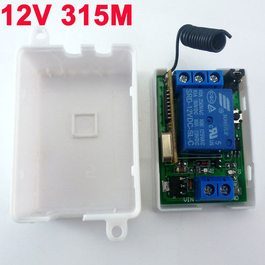 CE033C DC 12V 315MHz Relay Wireless RF delay time Switch On off Switch