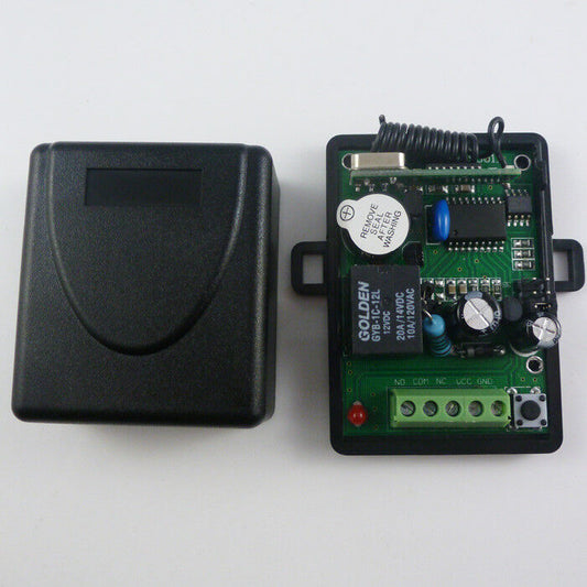 DC24V 1 Channel RF Wireless Remotes 433MHZ Rolling Code HCS301 Relay Receiver
