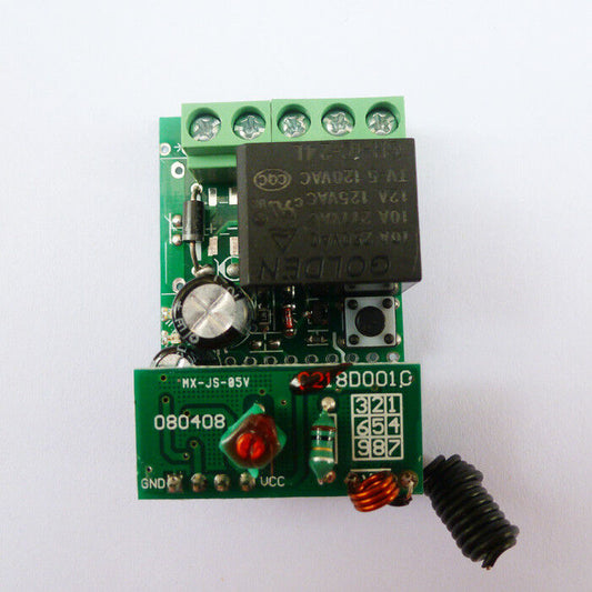 AK016 TB423 1 Handsender Control 2 pcs 1 Channel DC 24V RF Wireless Relay Remote Switch