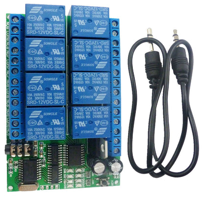 AE11A04 DTMF Generator Dial Keypad Audio Encoder Wireless MT8870 Display Relay C