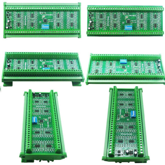 N4DVB32 32-AI RS485 Differential Voltage Collector Modbus RTU 0-5V 0-10V Analog Input AD