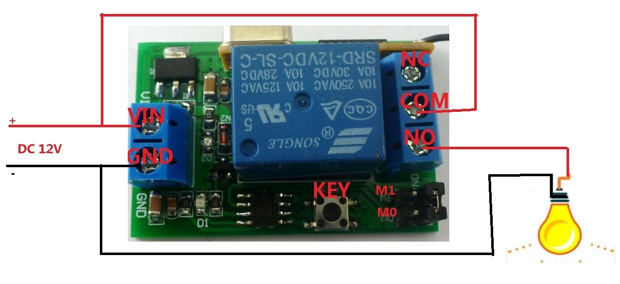 CE033A Arduino Relay Kit 433M UART 1CH Remote Control Wireless Controler MEGA2560