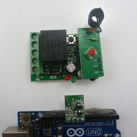 for Arduno Remote Control UART PC USB DC24V RF Wireless Relay Controller PT2262