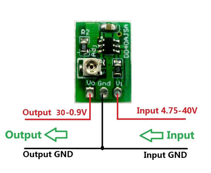 DD40AJSA DC DC Buck Converter LED Power 24V 15V 12V to 9V 6V 5V 3.3V 3V