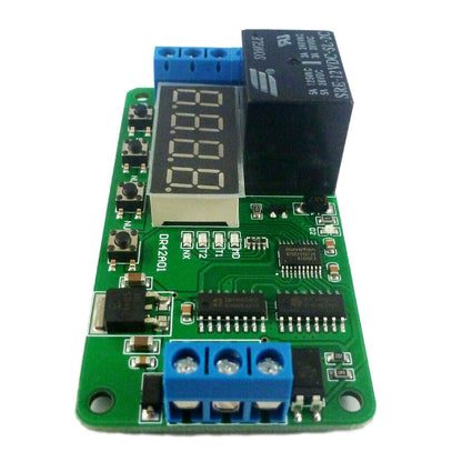 DR42A01 DC 12V DPDT Relay Cycle Timer Module Delay Time Polarity Audio Motor switching