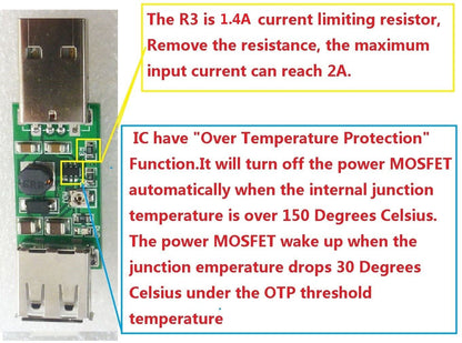 DC-DC USB 5V to 6V 9V 12V 15V Adjustable Step-Up Boost Converter Voltage Module