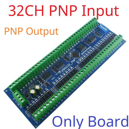 25IOA08 25IOB16 25IOC32 8-32 DI-DO PNP to PNP RS485 Modbus Rtu Remote IO Module DC 12-24V 300MA DMOS PNP