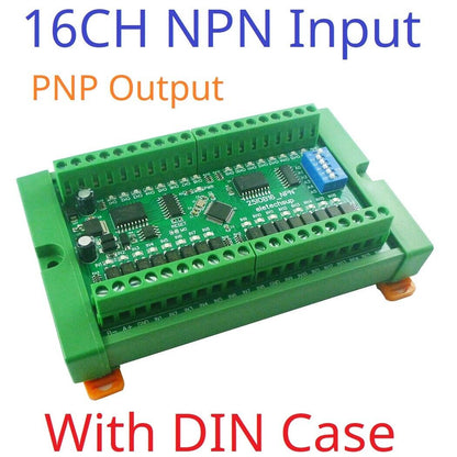 25IOA08 25IOB16 25IOC32 8-32 DI-DO PNP to PNP RS485 Modbus Rtu Remote IO Module DC 12-24V 300MA DMOS PNP