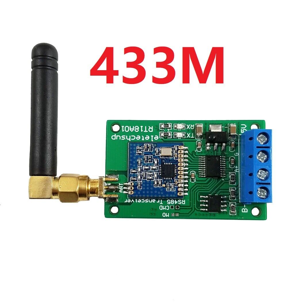 RT18A01 2x RS485 Master-slave Network Transceiver Wireless Repeater FSK 433M 868M Uhf FR