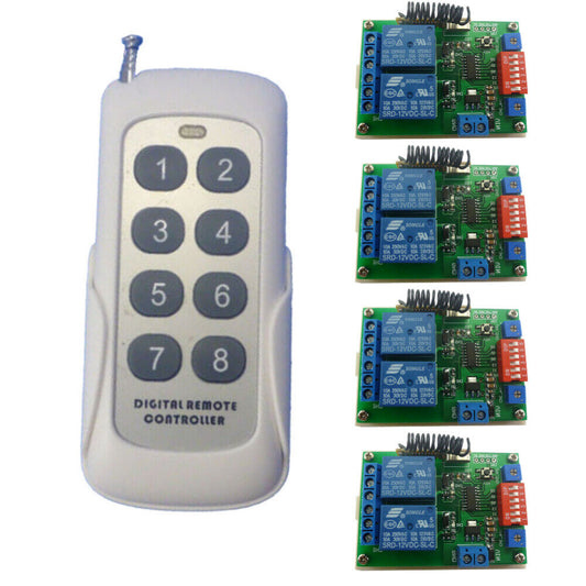 CE029B 433MHz DC 5V 2Channel Multifunction Wireless Controller Timer Delay Relay