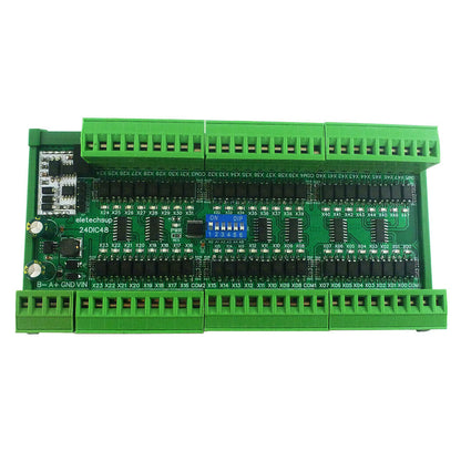 24DIC48 48CH DI NPN Digital Switch RS485 PLC IO Expand 3000VDC Photoelectronic I