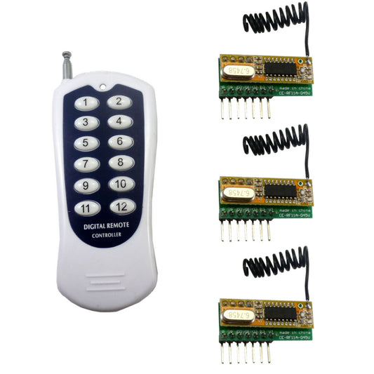 RF11A04 RF Wireless Transceiver Codech kit 12CH 433M for Arduno MCU AVR Relay PLC Smart