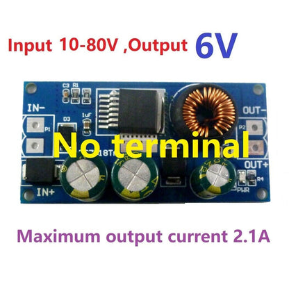 DD7818TA 2.1A HV DC-DC Converter Buck Module EBike 8-80V 48V 64V to 3.3V 5V 6V 9V 12V 15V
