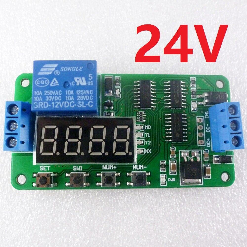 CE030 DC 5V 12V 24V Multifunction Delay Relay Time Switch Turn on/off PLC Module
