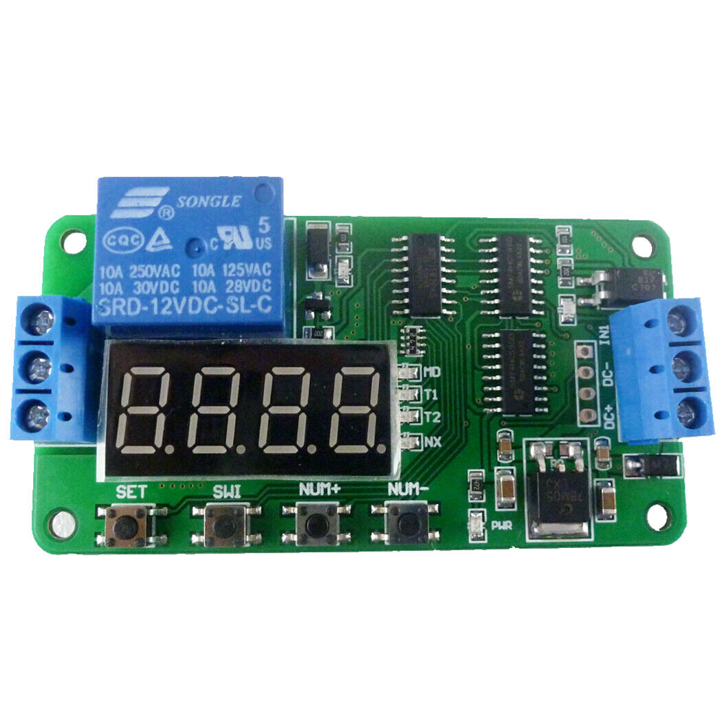 CE030 DC 5V 12V 24V Multifunction Delay Relay Time Switch Turn on/off PLC Module