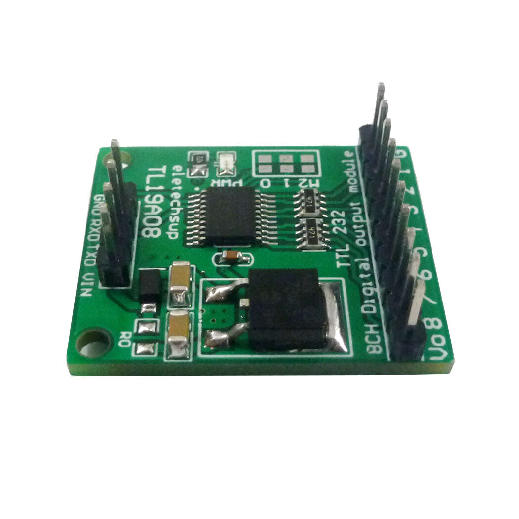 TL19A08 TL19B08 8ch Modbus Rtu AT Command RS232(TTL)PLC Module PC UART IO Control Switch Board