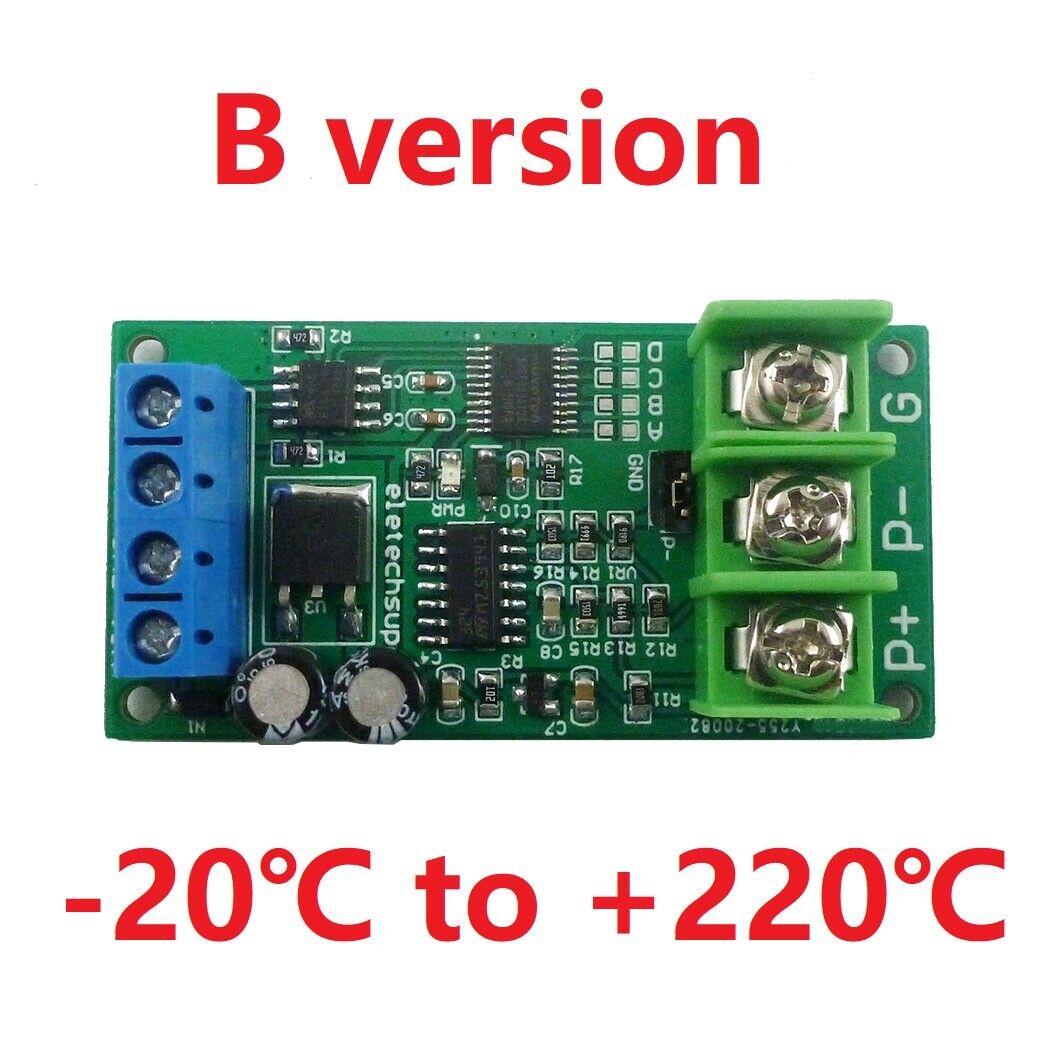 PTA9B01 -20-400 Celsius PT100 Thermocouple RS485 Modbus Rtu Temperature Detector Tester