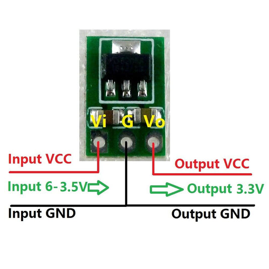 DD0403MA 3.3-6V to 3V 3.3V DC-DC Step-Down Power Buck LDO Voltage regulator