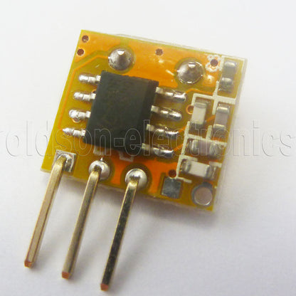 HY002 12*10.5mm ASK Wireless RX Receiver Modules 5V 433MHZ -108dBm Super heterodyne