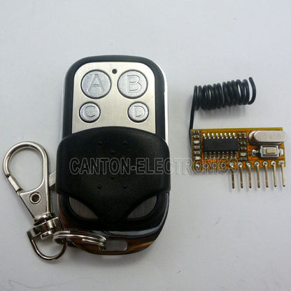 CE006 CJ003 for Arduno Demo Wireless Decode Kit 4CH RF Remote control switch EV1527 Keyfob