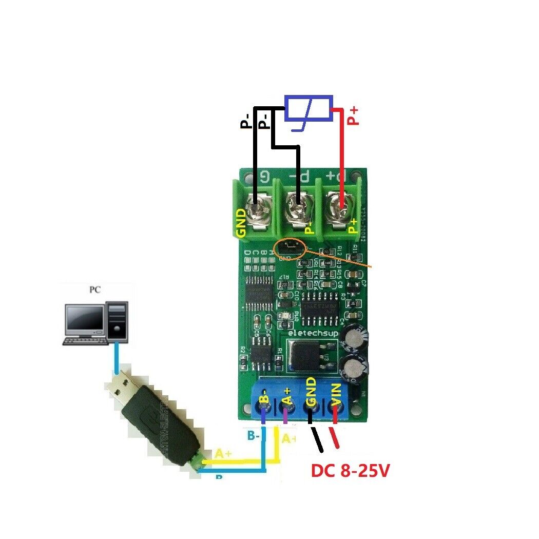 PTA9B01 -20-400 Celsius PT100 Thermocouple RS485 Modbus Rtu Temperature Detector Tester