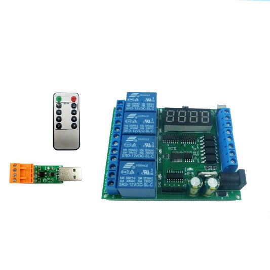 N722A04 Nuvoton N76E003 MCU Development Board MS51FB9AE Digital Tube LED IR Optocoupler