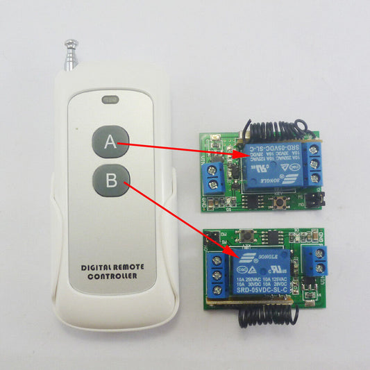 CE033B DC5V 433MHz RF Wireless Remote On/off Switch + Delay Time Timer Controller Link