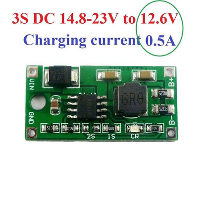 DD23CRTA 1S 2S 3S Li-Ion Lipo 4.2V 8.4V 12.6V Charger for 3.7V 7.4V 11.1V Battery 18650