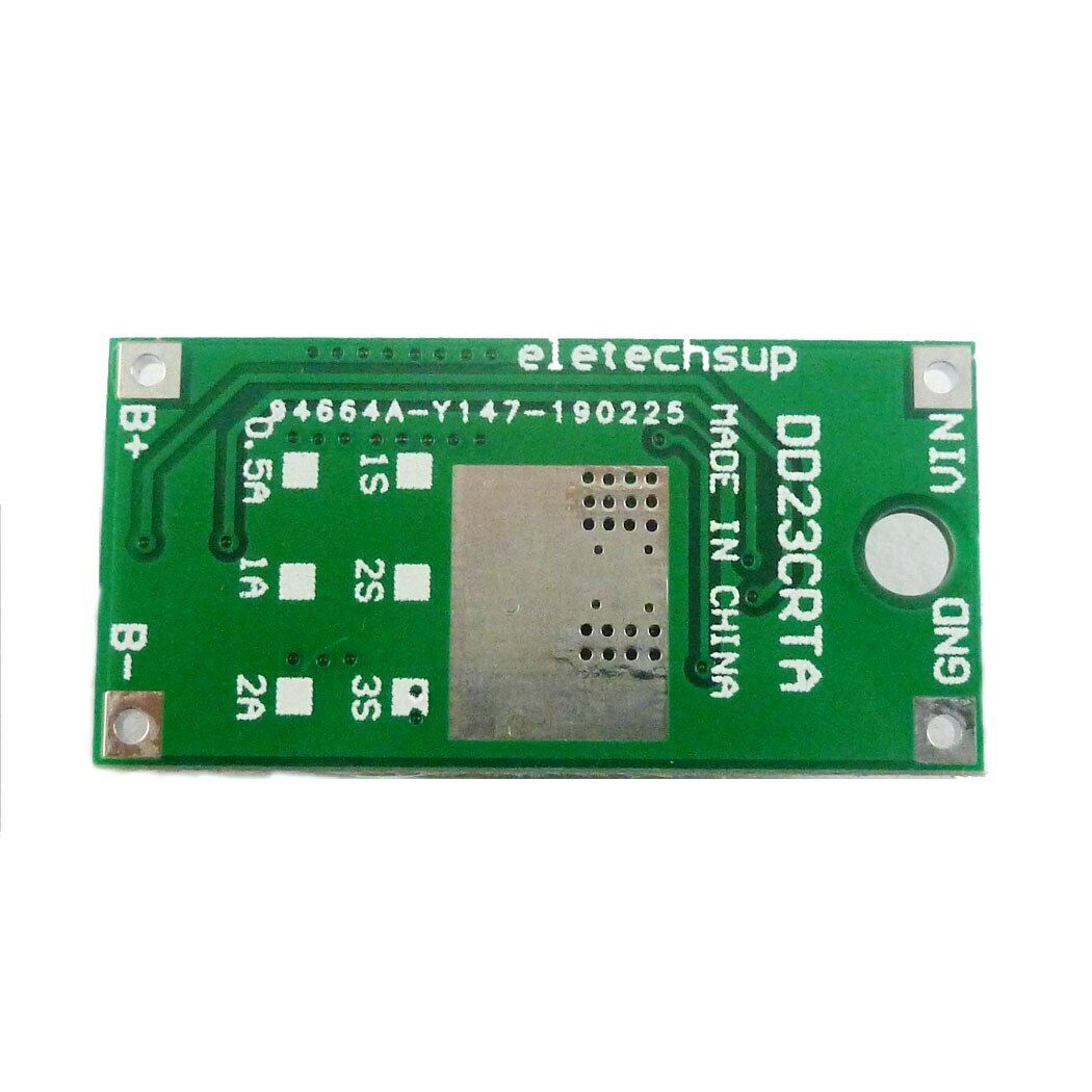 DD23CRTA 1S 2S 3S Li-Ion Lipo 4.2V 8.4V 12.6V Charger for 3.7V 7.4V 11.1V Battery 18650
