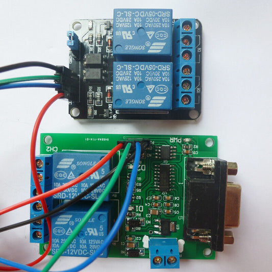 TB351 YC065 4Ch PC RS232 Relay Board UART COM Serial Ports Control Intelligent switch motor