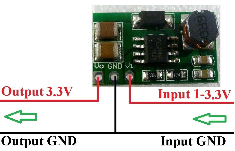 DD0606SA DC-DC 1-6V to 3V 3V3 3V7 4V5 5V 6V Boost Step up Converter Module