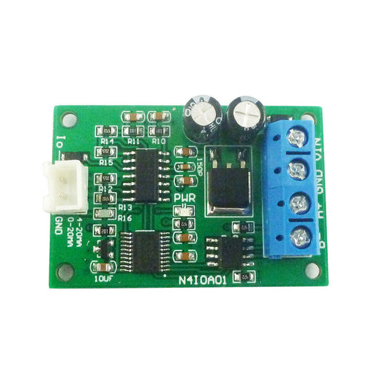 N4IOA01 DC 12V RS485 to 4-20MA 0-20MA Current Signal Generator DAC Converter Modbus RTU