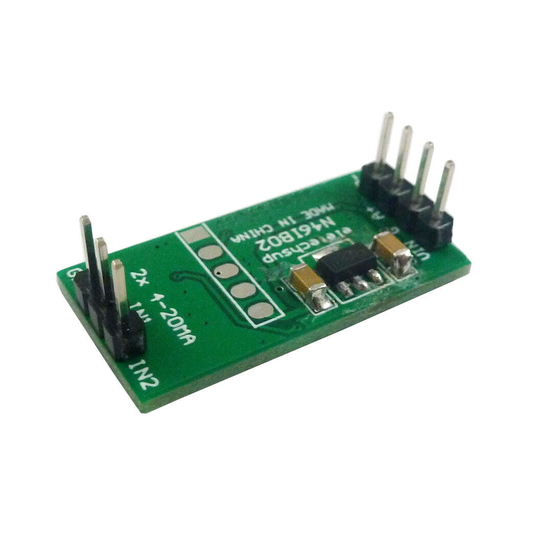N46IB02 2ch DC 12V 4-20MA Current Analog Acquisition ADC module RS485 Modbus RTU Board