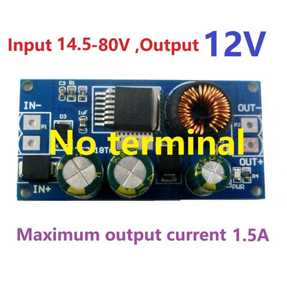 DD7818TA 2.1A HV DC-DC Converter Buck Module EBike 8-80V 48V 64V to 3.3V 5V 6V 9V 12V 15V