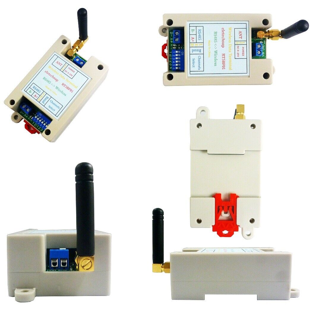 RT5BF01 433M Wireless Controller RS485 IO Point-to-Point Master-Slave RF Transceiver