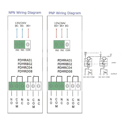 PDMRA01 PDMRB02 PDMRC04 PDMRD08 DC 12/24V 1-8CH 30mA-10A Digital Amplifier PLC for PTZ RS485 Industrial Control
