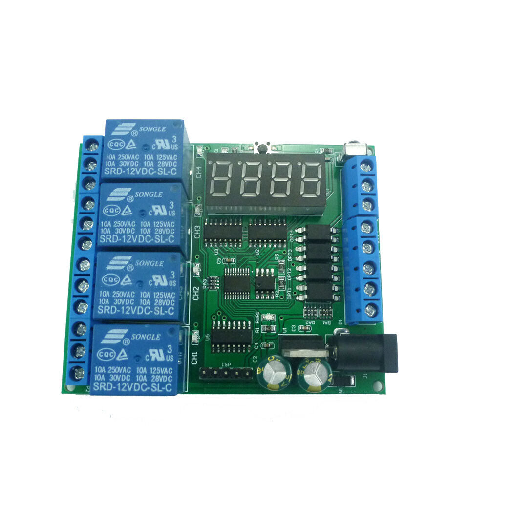 N722A04 Nuvoton N76E003 MCU Development Board MS51FB9AE Digital Tube LED IR Optocoupler