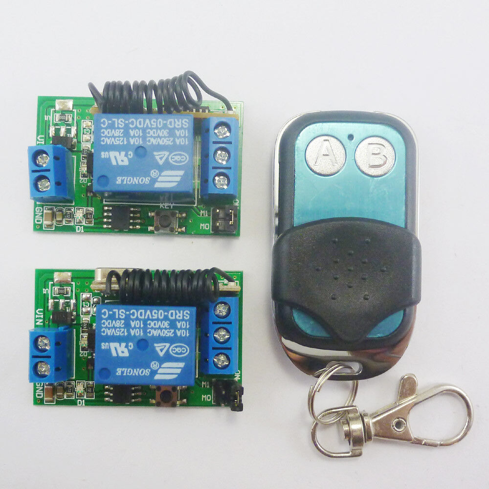 CE033B 1+2 DC 5V RF Wireless Switch Delay Relay Time Timer Remote Control EV1527 433M
