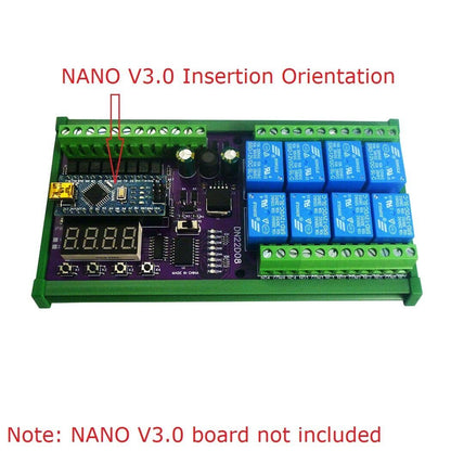 DN22D08 24V RS485 Master Device Replace PLC/PC/touch Screen Control 8 DI DO