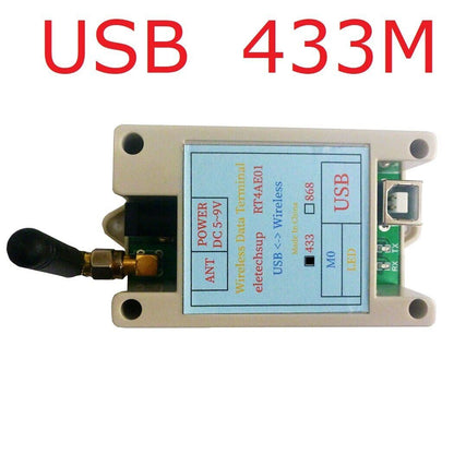RT4AE01 433M 868M RS485 RS232 USB Wireless Transceiver Serial Data Long-Distance Transmi