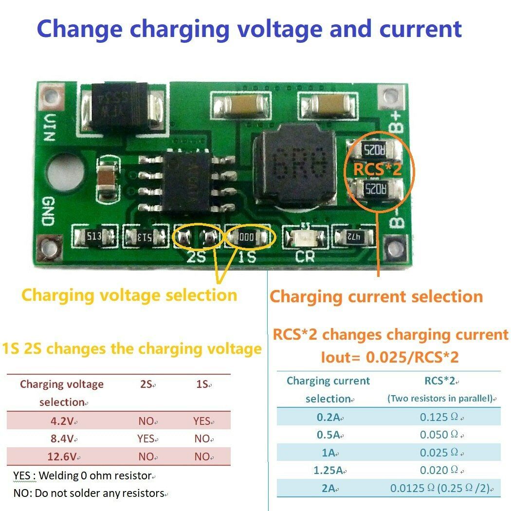 DD23CRTA 1S 2S 3S Li-Ion Lipo 4.2V 8.4V 12.6V Charger for 3.7V 7.4V 11.1V Battery 18650